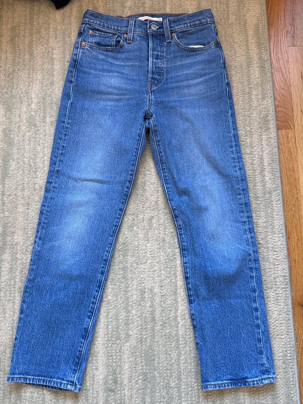 Levi's wedgie straight leg jeans